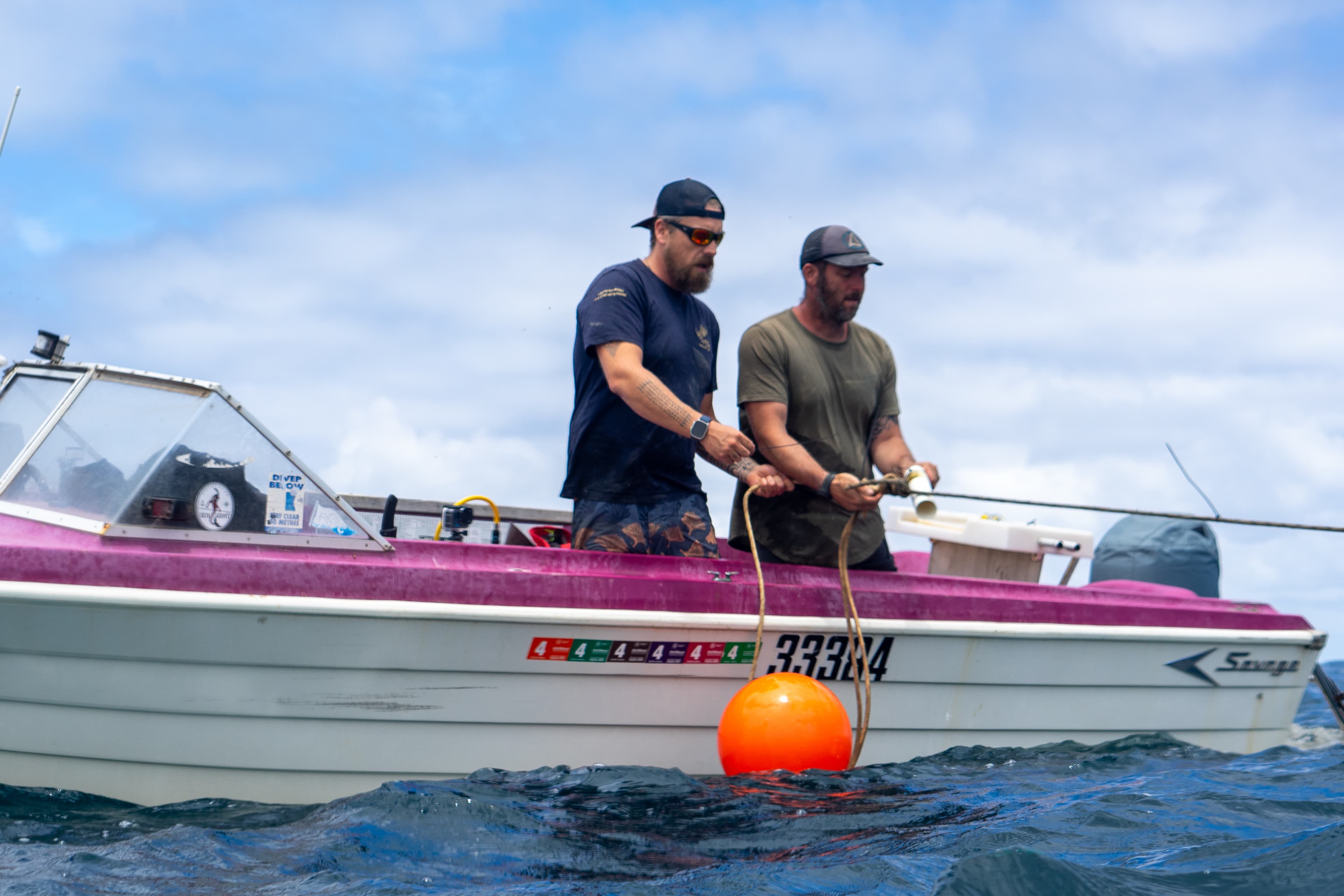 Deploying kelp during trial operations